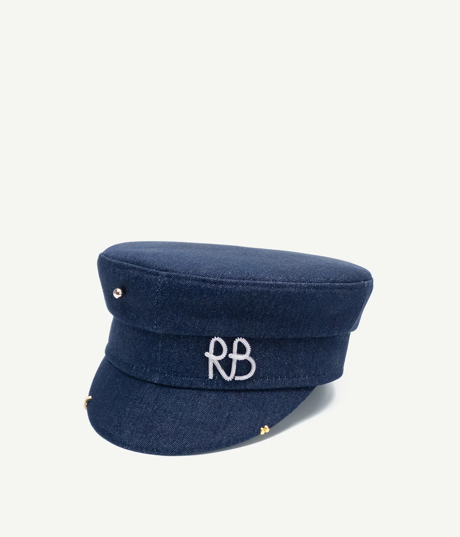 BAKER BOY CAP IN DARK DENIM